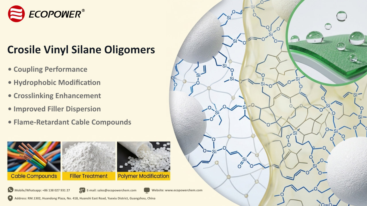 Crosile Vinyl Silane Oligomers — راهکار یک‌مرحله‌ای کوپلینگ · آب‌گریز · اتصال عرضی