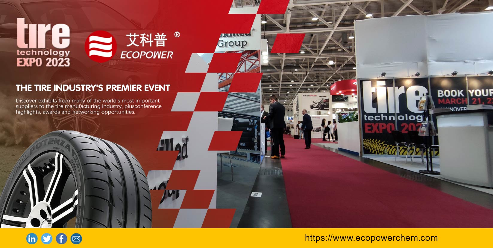 ECOPOWER New Materials in 2023 Tire Technology Expo