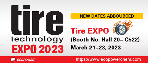 نمایشگاه فناوری تایر 2023 - غرفه تایر EXPO NO. سالن 20-C522 21.23 مارس
